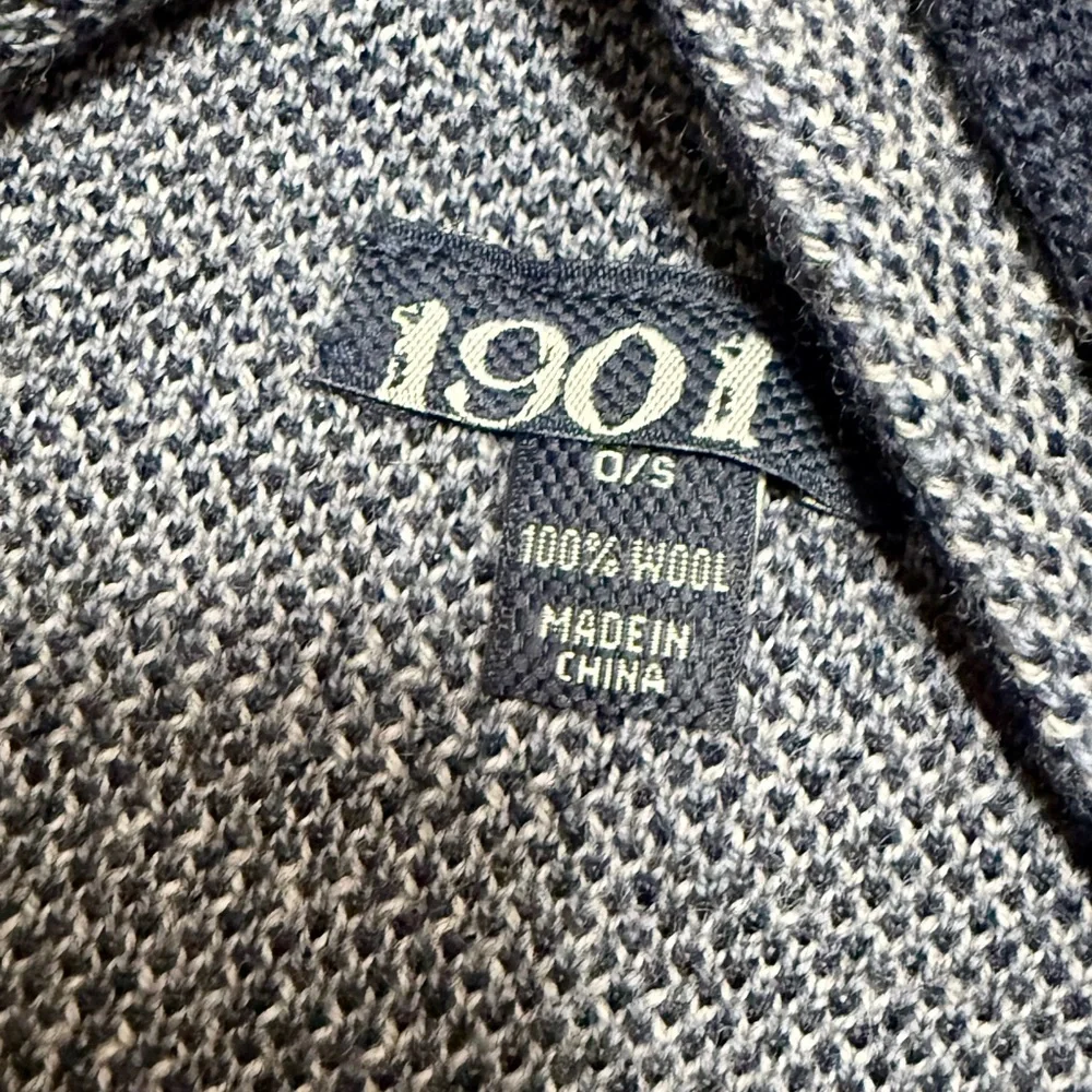 1901 Argyle Wool Scarf Blue Preppy Old Money Ivy League Academia O/S Heritage